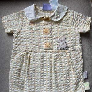 Peter rabbit romper/shortall 0-3 months